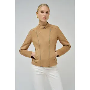 Women's Slim Suede Effect Jacket Salsa Jeans image-1