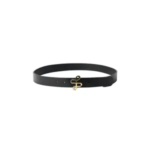 Gold-Stamped Leather Belt Women Salsa Jeans image-0