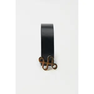 Gold-Stamped Leather Belt Women Salsa Jeans image-2