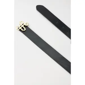Gold-Stamped Leather Belt Women Salsa Jeans image-3