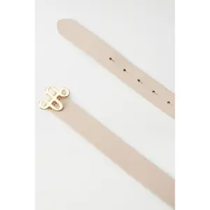 Gold-Stamped Leather Belt Women Salsa Jeans image-3