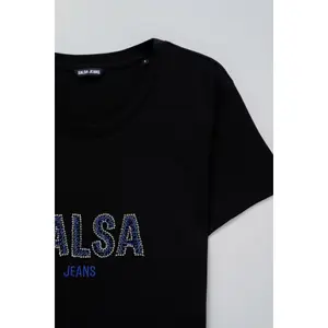 T-shirt με λογότυπο για γυναίκες Salsa Jeans image-4