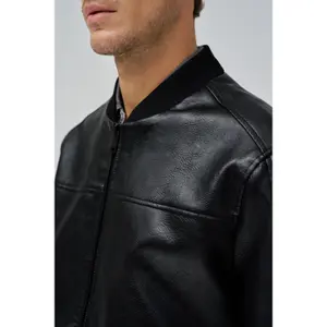 Faux Leather Jacket Salsa Jeans image-4