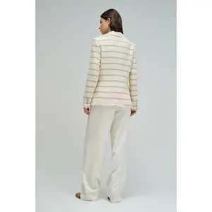 Striped Tweed Blazer for Women Salsa Jeans image-1