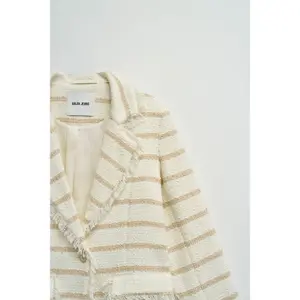 Striped Tweed Blazer for Women Salsa Jeans image-4