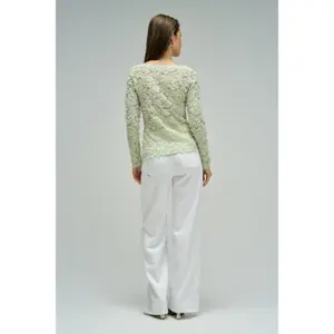 Floral Textured T-Shirt Women Salsa Jeans image-2