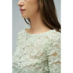 Floral Textured T-Shirt Women Salsa Jeans image-3