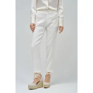 Women's Linen Chino Trousers Salsa Jeans image-1
