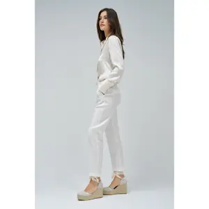 Women's Linen Chino Trousers Salsa Jeans image-2