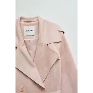 Damen Wildledermantel Salsa Jeans Trench image-4
