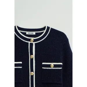 Cardigan with Gold Buttons Women's Salsa Jeans image-4