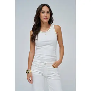 Lurex Tank Top Women Salsa Jeans Basic image-1
