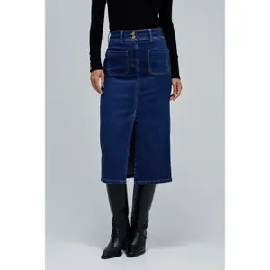 Denim Skirt with Pockets Women Salsa Jeans Secret image-2