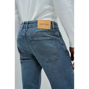 Slim Jeans with Loops for Women Salsa Jeans image-3