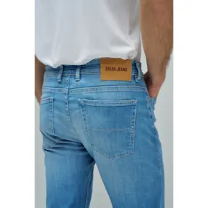 Slim Jeans with Loops Salsa Jeans image-3