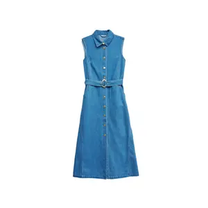 Lightweight Denim Sleeveless Dress Women Salsa Jeans image-0