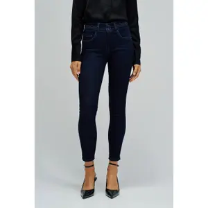 Women's Skinny Crop Jeans Salsa Jeans Secret Push In image-1