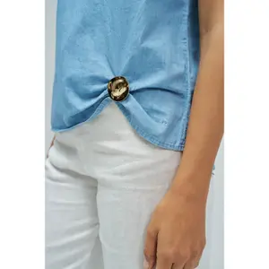 Linen Tank Top Salsa Jeans image-3