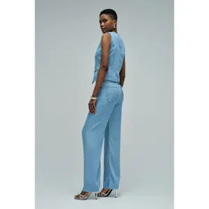 Damska kurtka jeansowa bez rękawów Salsa Jeans image-3