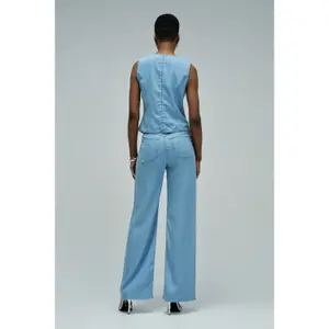 Damska kurtka jeansowa bez rękawów Salsa Jeans image-2