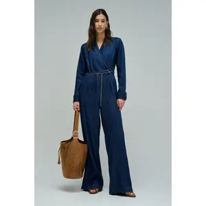 Wide Leg Jumpsuit for Women Salsa Jeans Lightdenim image-1