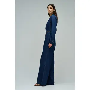 Wide Leg Jumpsuit for Women Salsa Jeans Lightdenim image-3