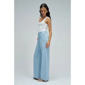 Wide Leg Chino Jeans Women Salsa Jeans image-3