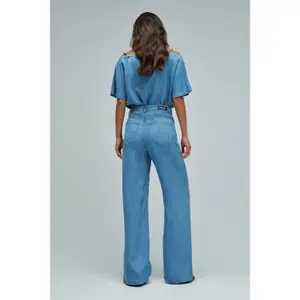 Women's Wide Leg Jeans Salsa Jeans Lightdenim image-2