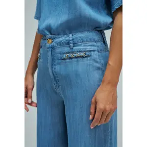 Women's Wide Leg Jeans Salsa Jeans Lightdenim image-4