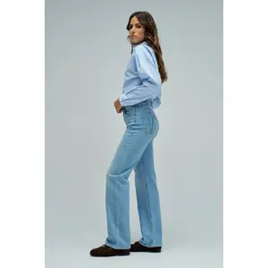 Women's Straight Jeans with Belt Loop Salsa Jeans True image-3