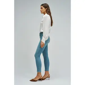Women's Skinny Crop Jeans Salsa Jeans Secret Push In image-3