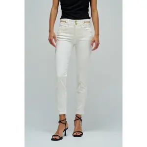 Women's Skinny Crop Jeans Salsa Jeans Secret Push In image-1