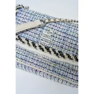 Tweed Shoulder Bag for Women Salsa Jeans image-3