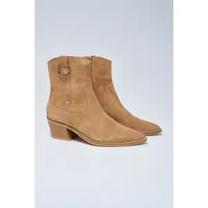 Women's Suede Effect Ankle Boots Salsa Jeans image-1