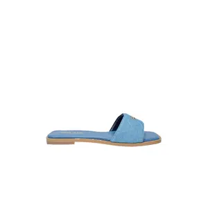 Denim Mules with Logo Women Salsa Jeans image-0