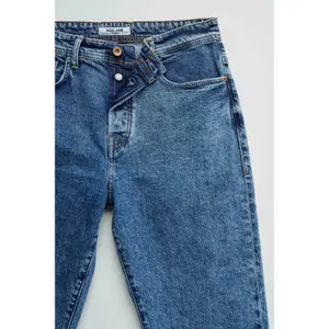 Tapered Jeans with Belt Loops Salsa Jeans image-4