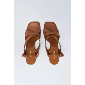 Hakken Sandalen met Openingen en Metalen Gesp Dames Salsa Jeans image-3