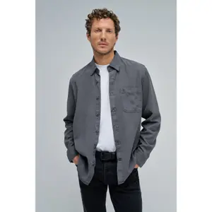 Light Denim Long Sleeve Shirt Salsa Jeans image-1