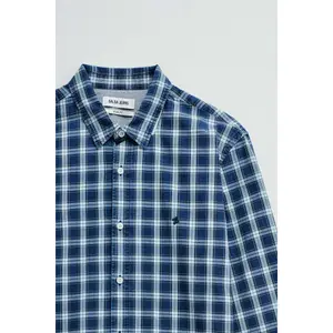 Long-sleeved plaid shirt Salsa Jeans image-4