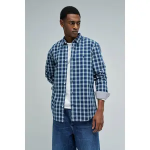 Long-sleeved plaid shirt Salsa Jeans image-1