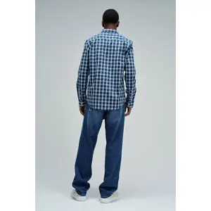 Long-sleeved plaid shirt Salsa Jeans image-3