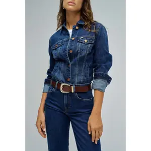 Crocodile Effect Leather Belt Women's Salsa Jeans image-4
