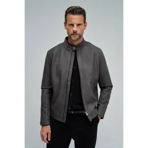 Jacket Salsa Jeans Suede-Effect Biker image-1