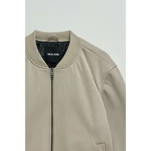 Textured Bomber Salsa Jeans image-4