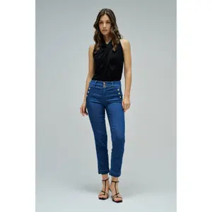 Women's Slim Chino Crop Jeans Salsa Jeans Secret Push In image-1