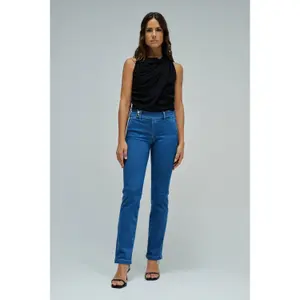 Women's Straight Chino Jeans Salsa Jeans Secret Push In image-2