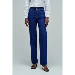 Women's Straight Jeans with Belt Loop Salsa Jeans Secret image-1