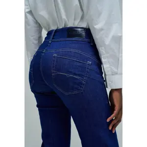 Women's Straight Jeans with Belt Loop Salsa Jeans Secret image-3