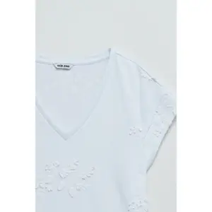 Woman's embroidered T-shirt Salsa Jeans image-4