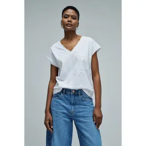 Woman's embroidered T-shirt Salsa Jeans image-1